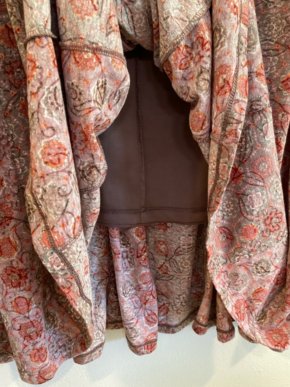 Coldwater Creek Floral Gored Midi Skirt 2X Lined Boho Cottagecore Paisley Plus - Picture 8 of 9